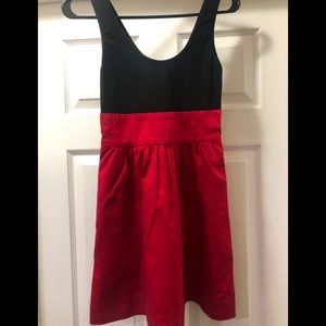 Black and red Express dress
